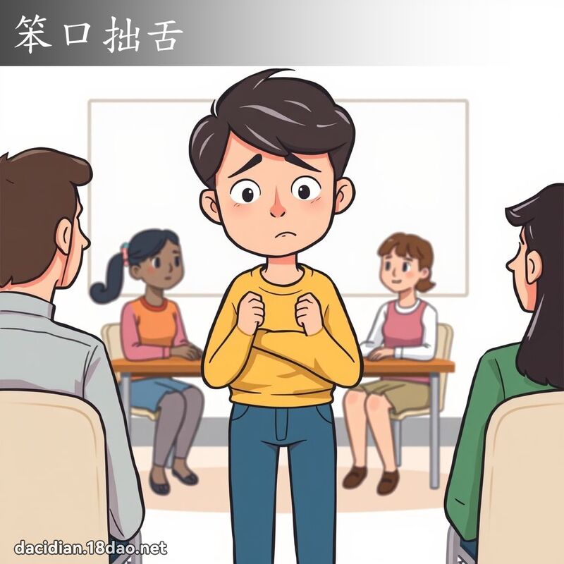 笨口拙舌 - 國語大辭典配圖