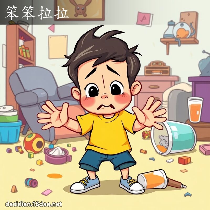 笨笨拉拉 - 國語大辭典配圖