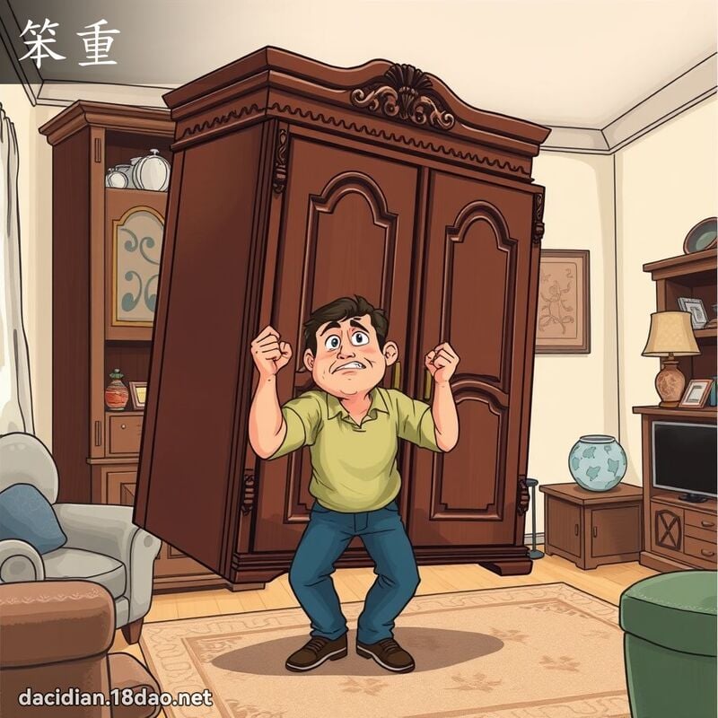 笨重 - 国语大辞典配图