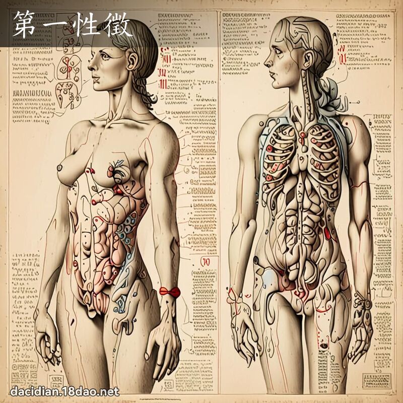 第一性徵 - 國語大辭典配圖