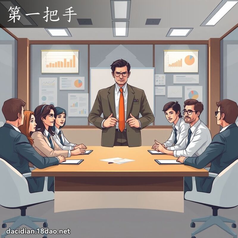 第一把手 - 国语大辞典配图