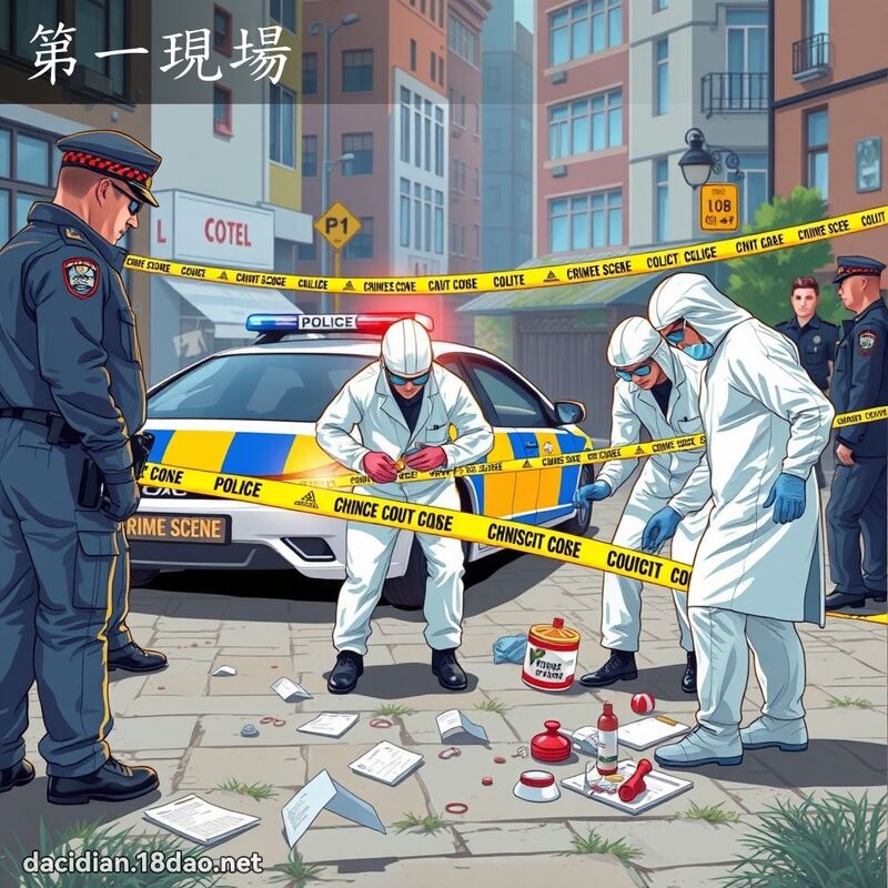 第一现场 - 国语大辞典配图