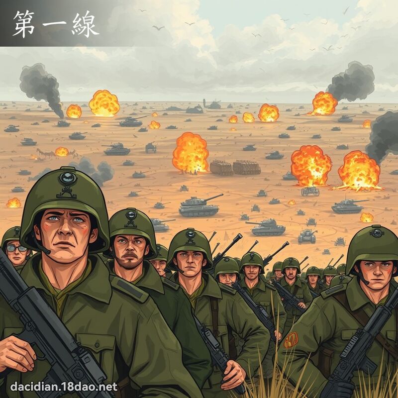 第一線 - 國語大辭典配圖