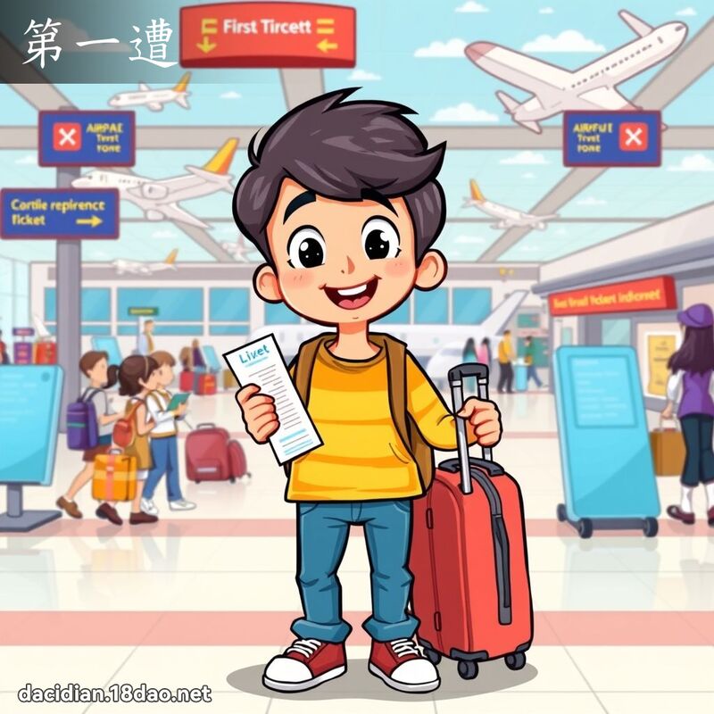 第一遭 - 國語大辭典配圖