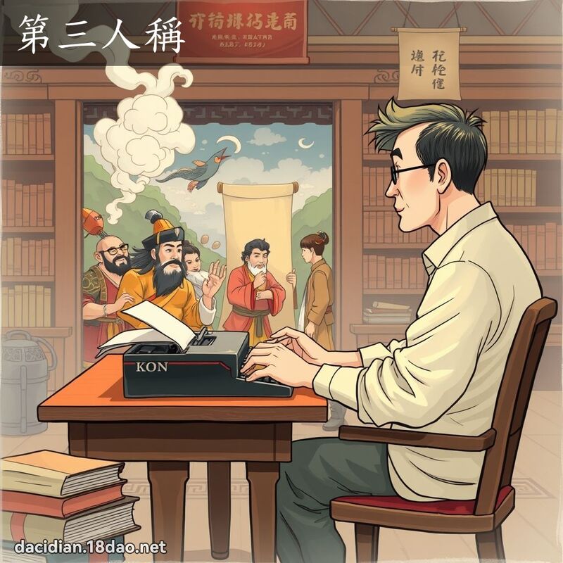 第三人称 - 国语大辞典配图