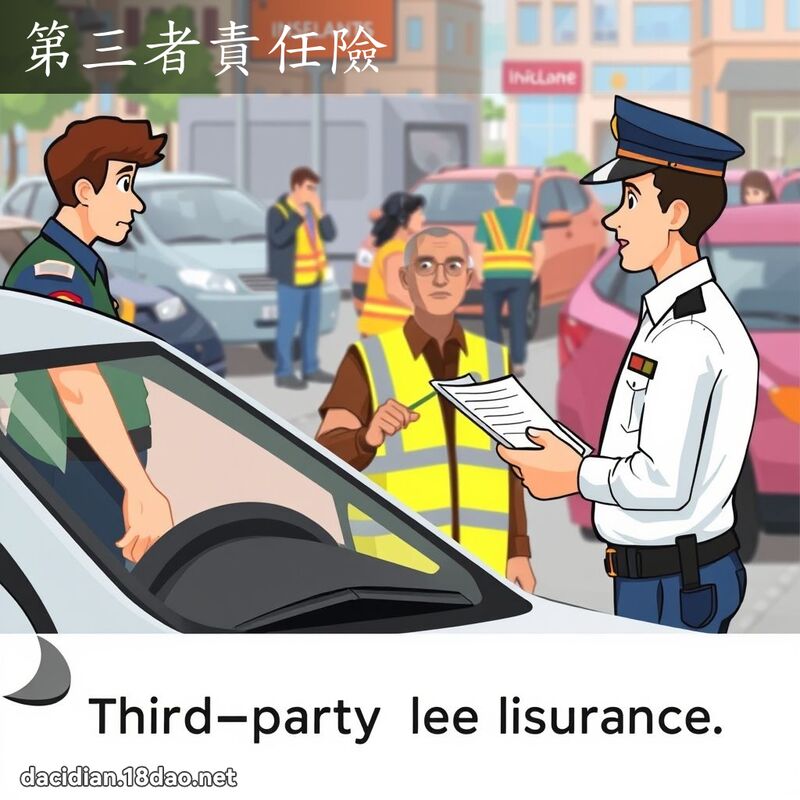 第三者責任險 - 國語大辭典配圖
