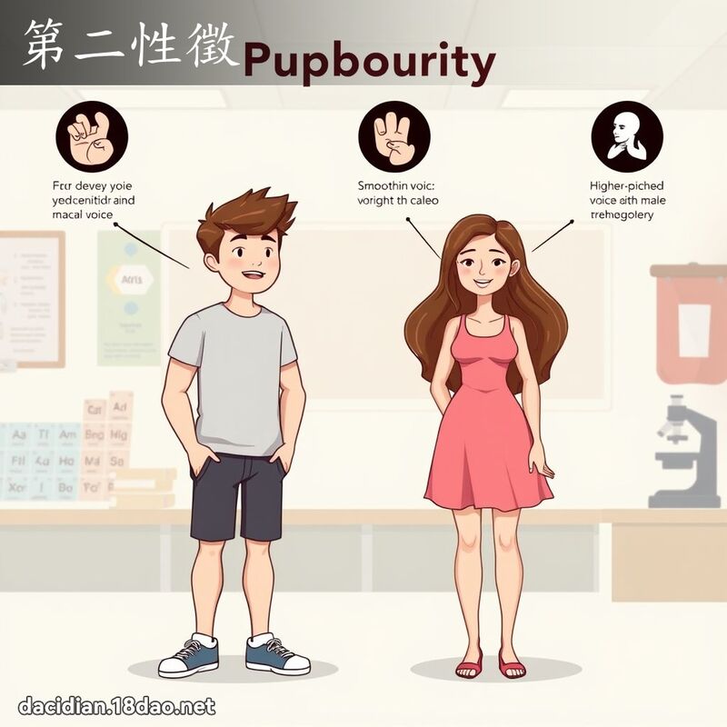 第二性徵 - 國語大辭典配圖