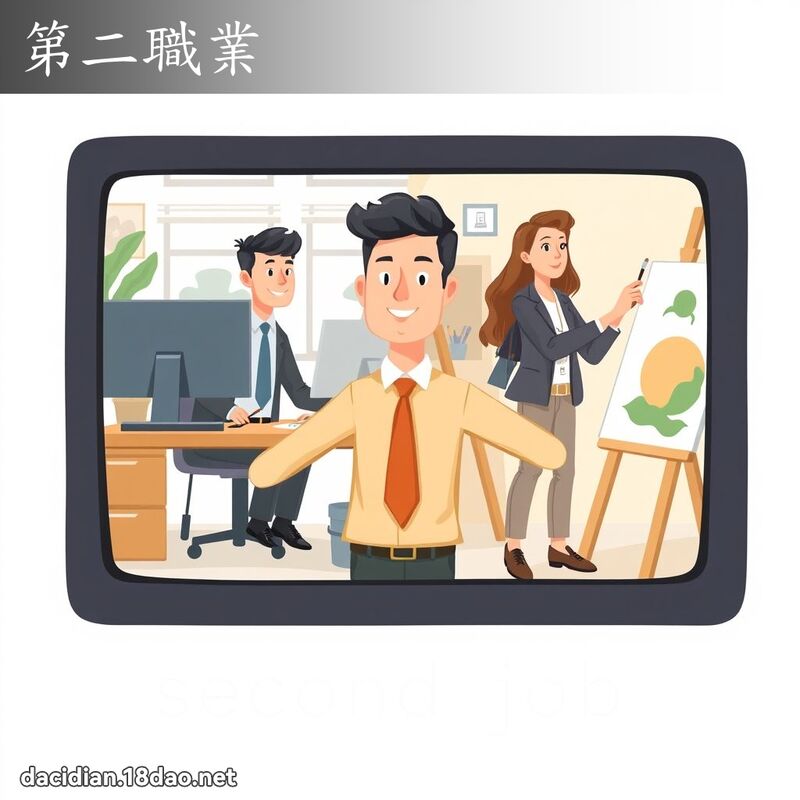 第二職業 - 國語大辭典配圖