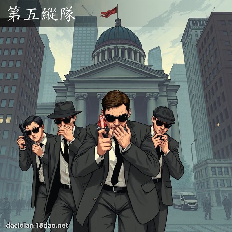 第五縱隊 - 國語大辭典配圖