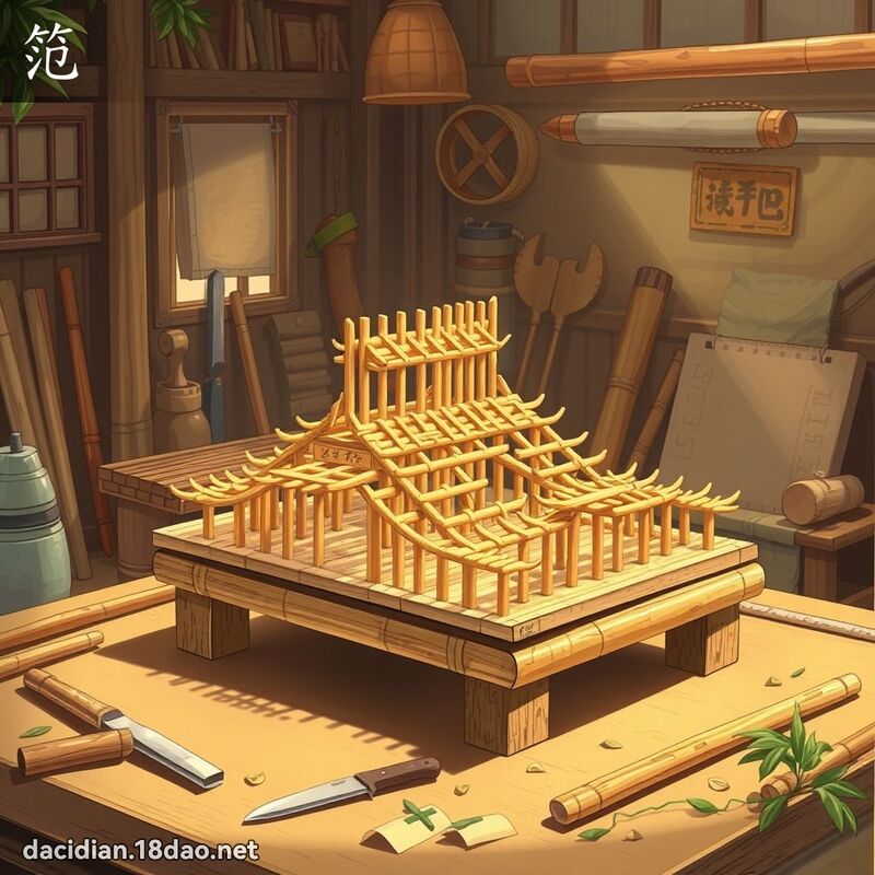 笵 - 國語大辭典配圖