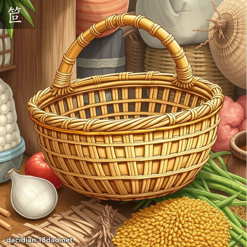 笸 - 国语大辞典配图