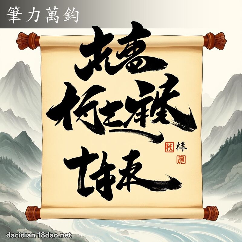 笔力万钧 - 国语大辞典配图