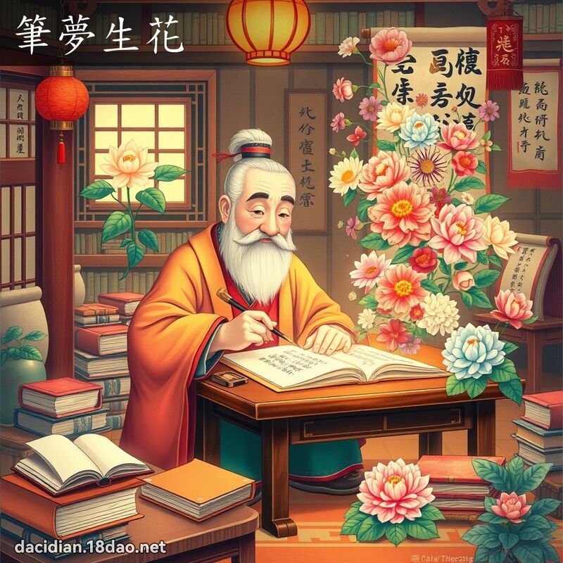 笔梦生花 - 国语大辞典配图