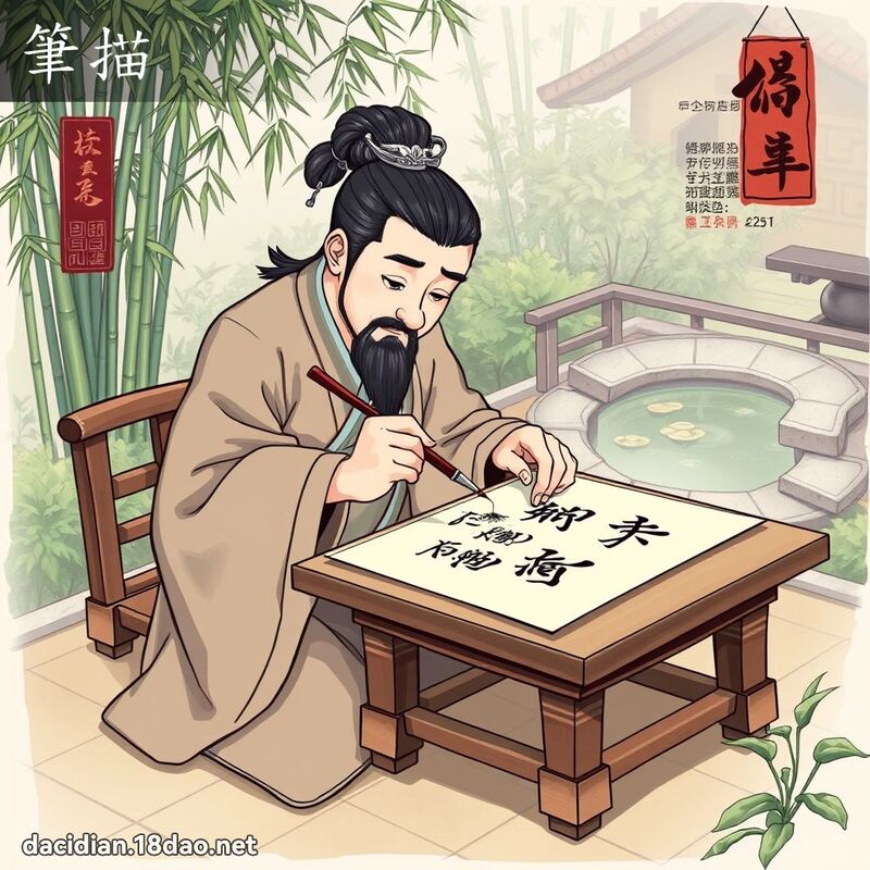 笔描 - 国语大辞典配图