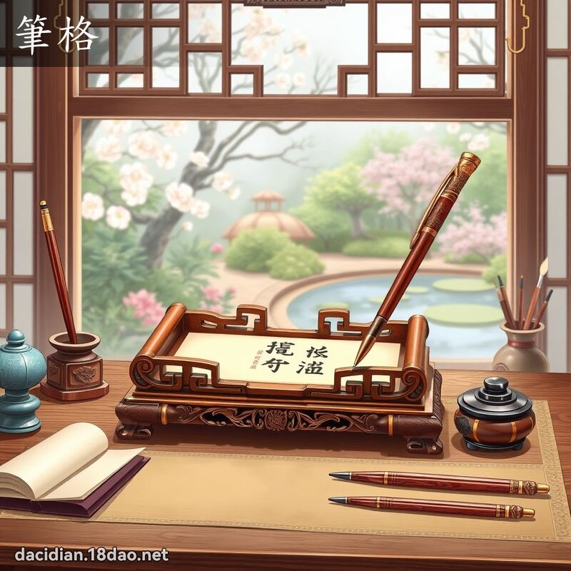 筆格 - 國語大辭典配圖