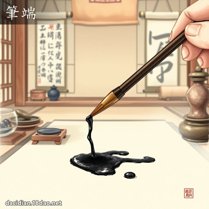 笔端 - 国语大辞典配图