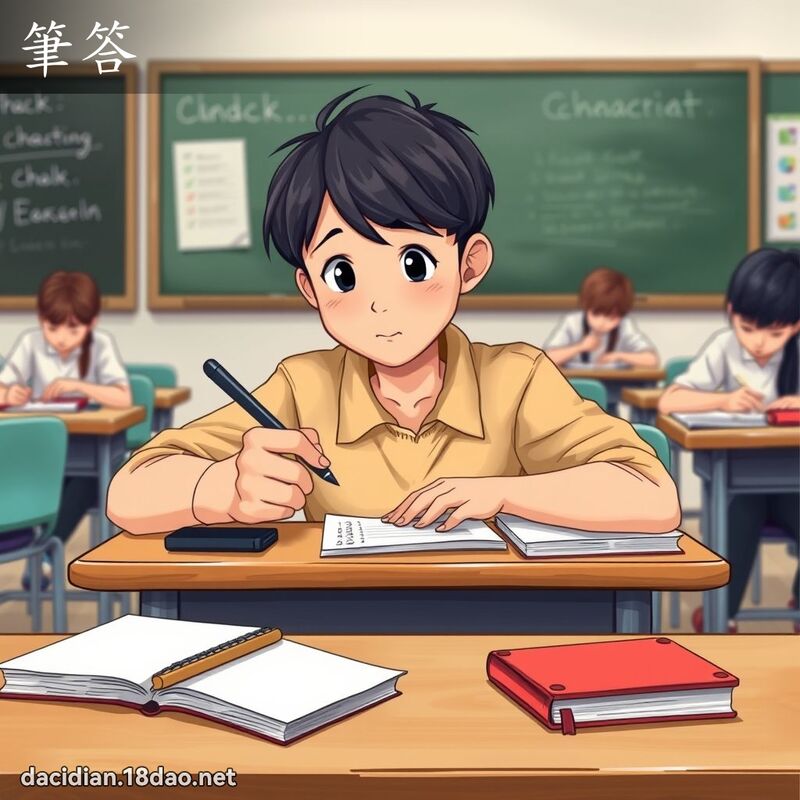 笔答 - 国语大辞典配图