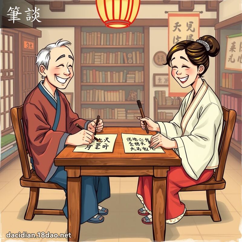 笔谈 - 国语大辞典配图