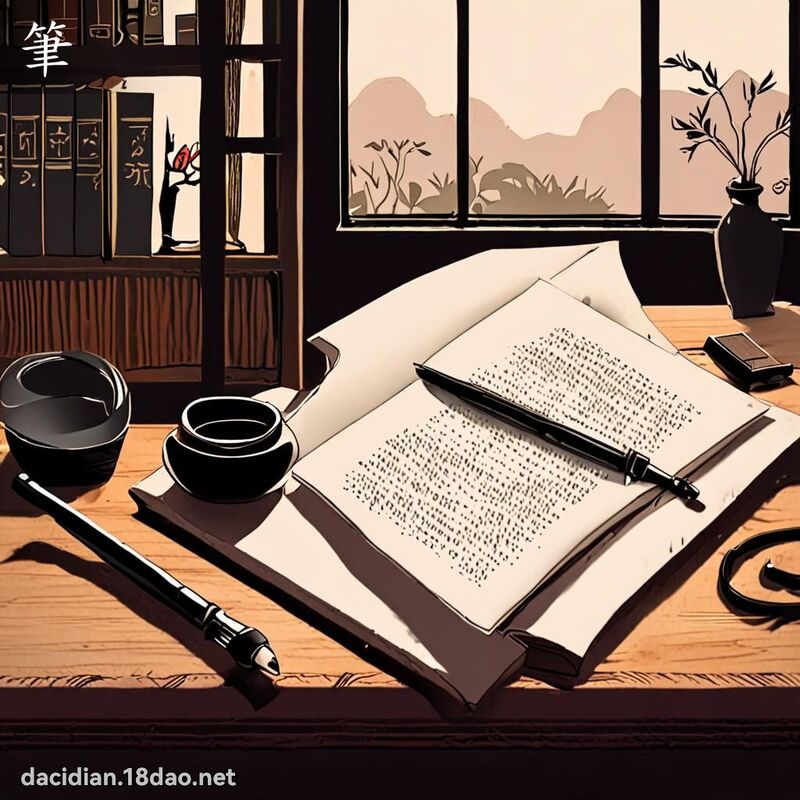 筆 - 國語大辭典配圖