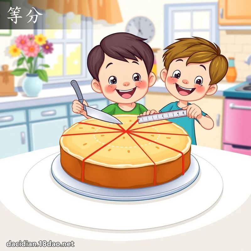 詞語: 等分 (多意詞)