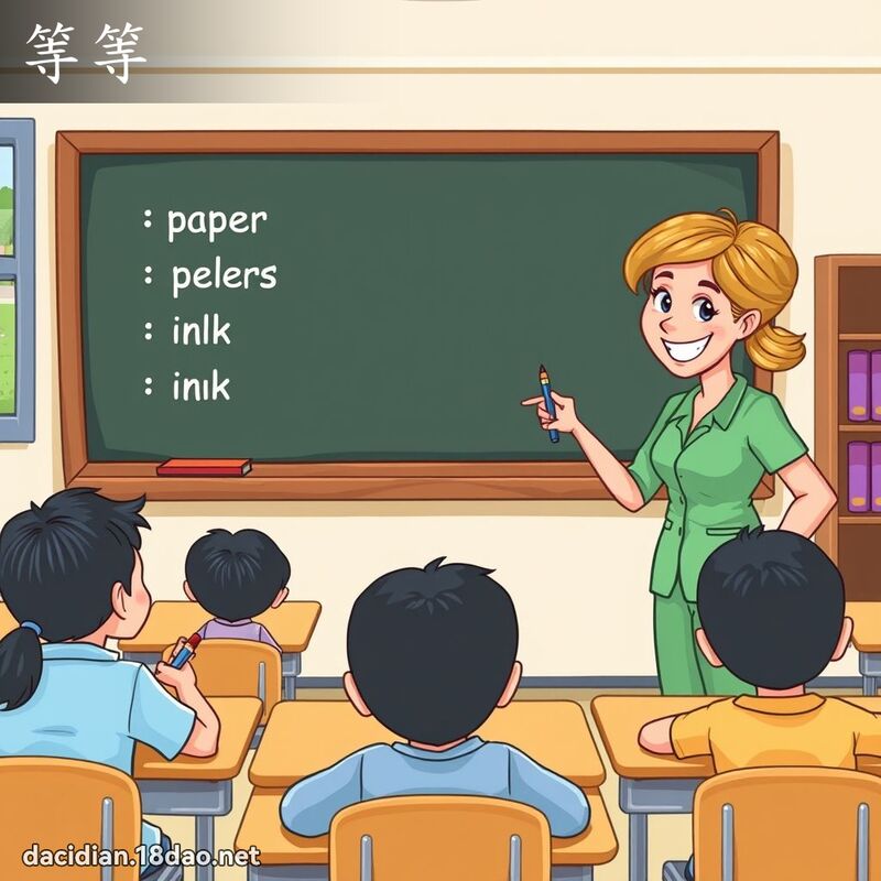 等等 - 國語大辭典配圖