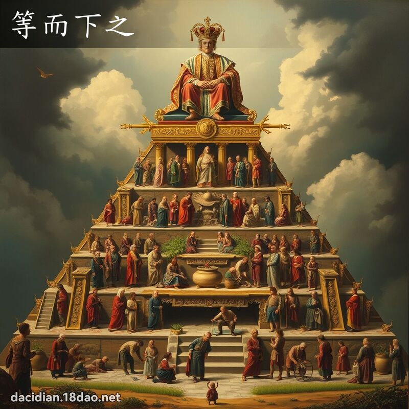 等而下之 - 國語大辭典配圖