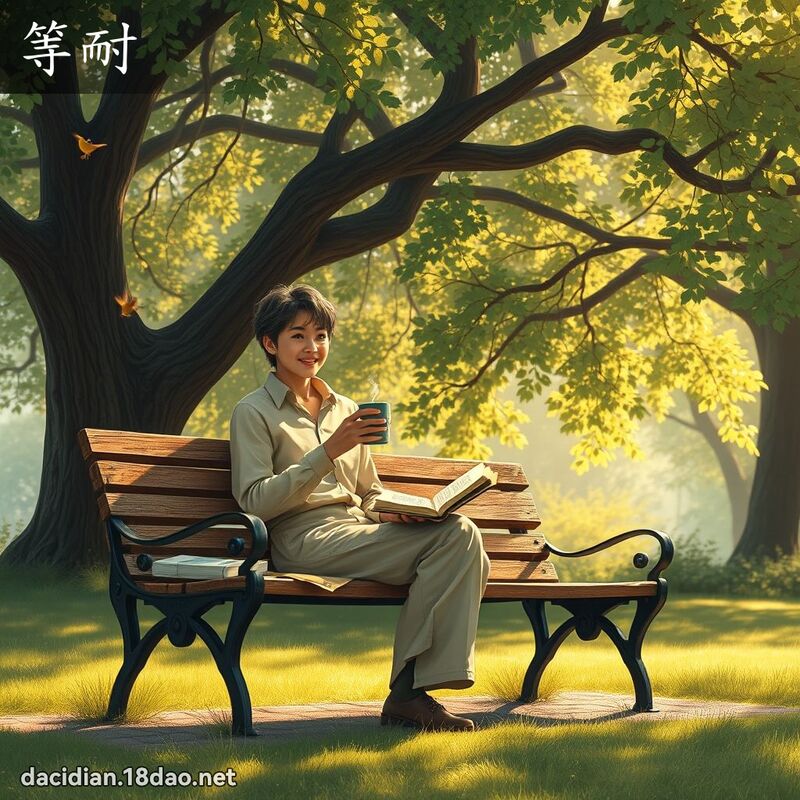 等耐 - 國語大辭典配圖