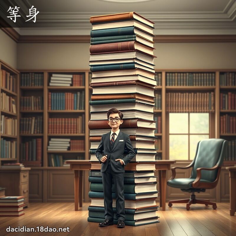 等身 - 国语大辞典配图