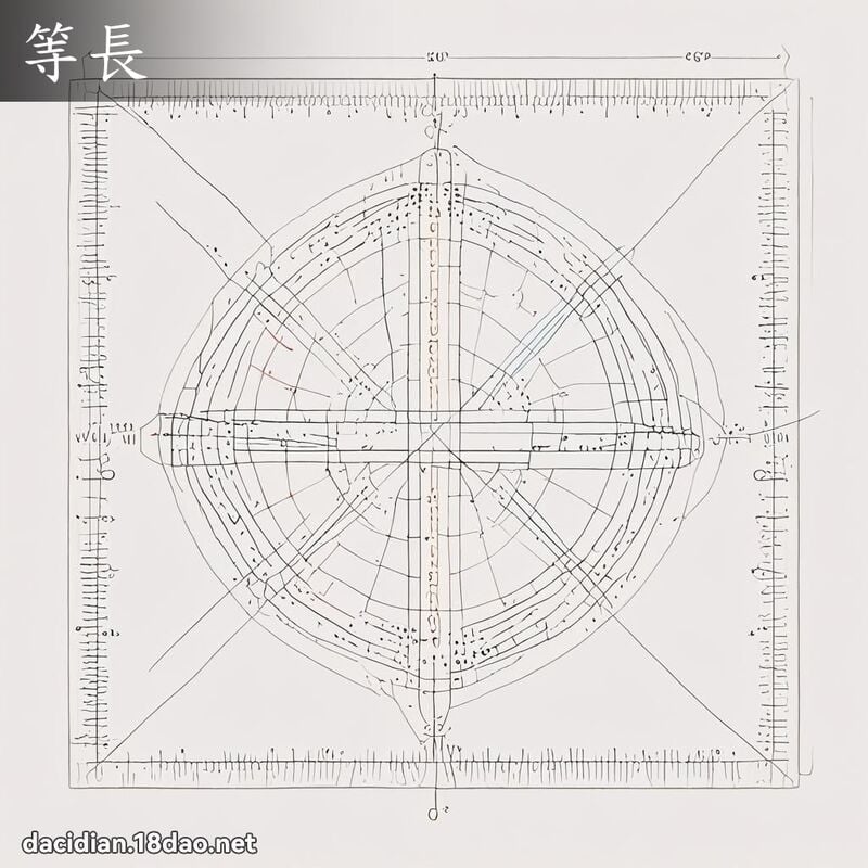 等长 - 国语大辞典配图