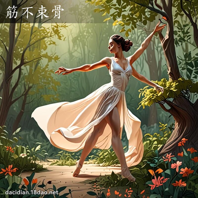 筋不束骨 - 国语大辞典配图