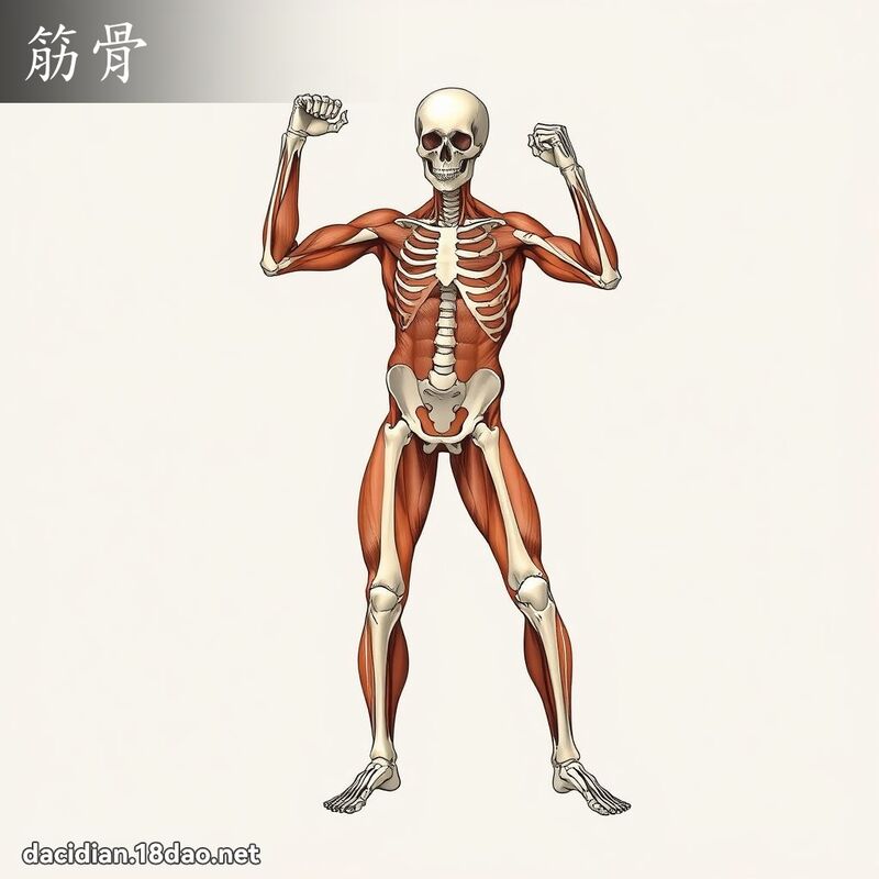 筋骨 - 國語大辭典配圖