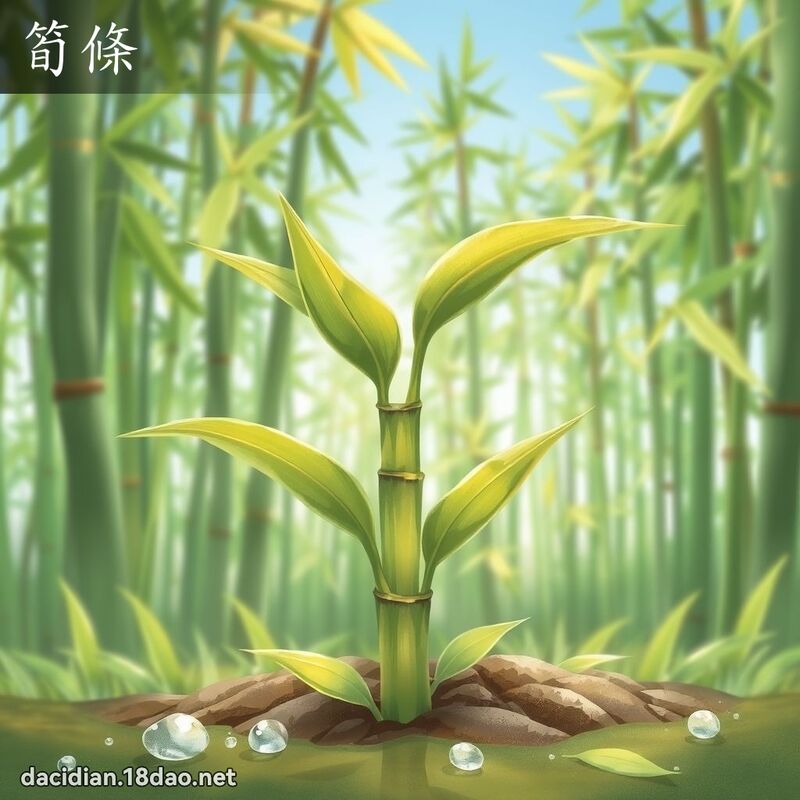 筍條 - 國語大辭典配圖