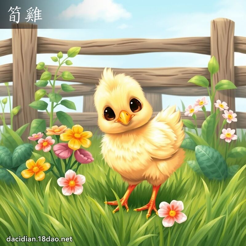 笋鸡 - 国语大辞典配图
