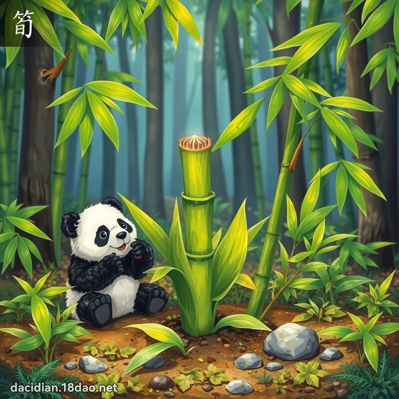 筍 - 國語大辭典配圖