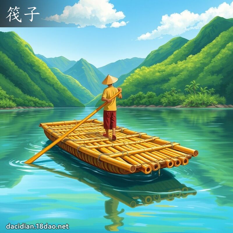 筏子 - 国语大辞典配图