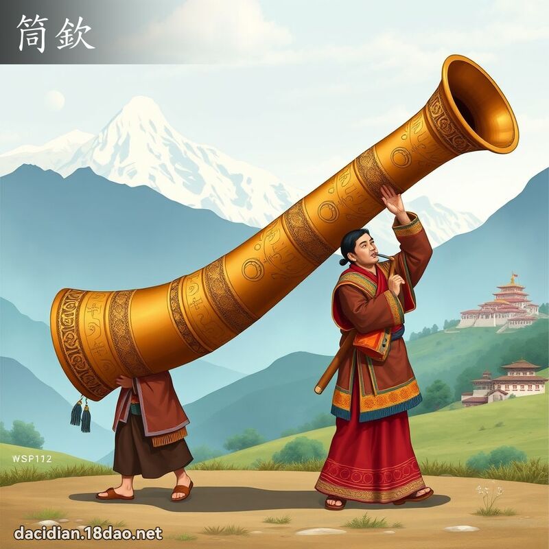 筒钦 - 国语大辞典配图
