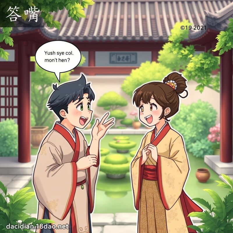 答嘴 - 國語大辭典配圖