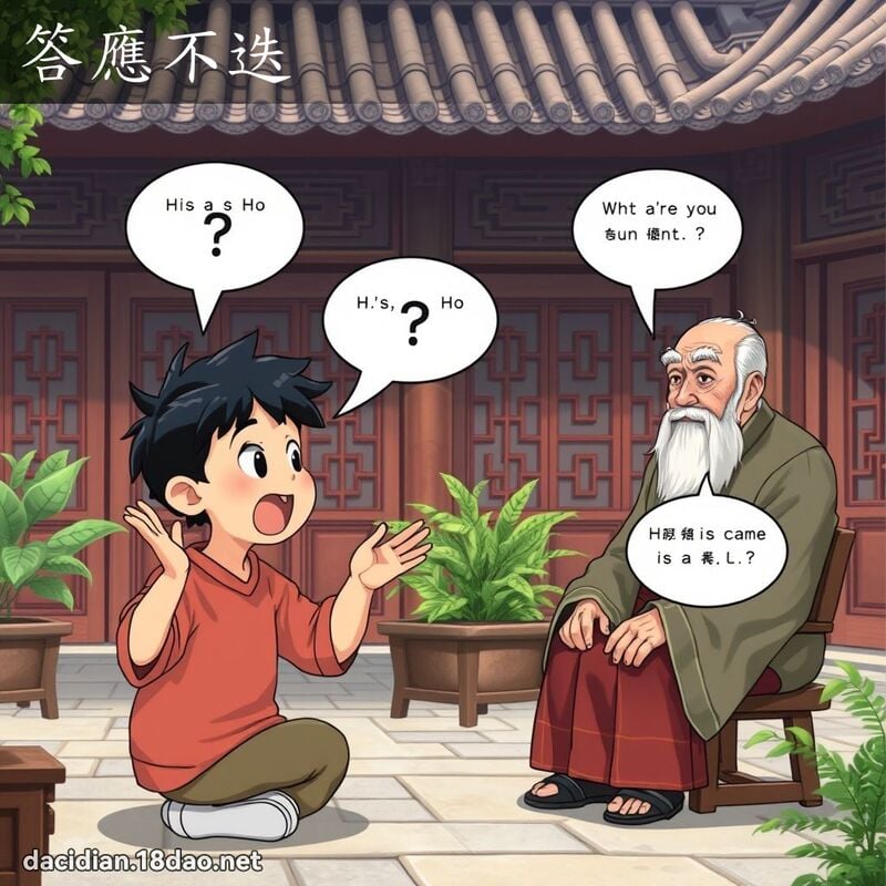 答应不迭 - 国语大辞典配图