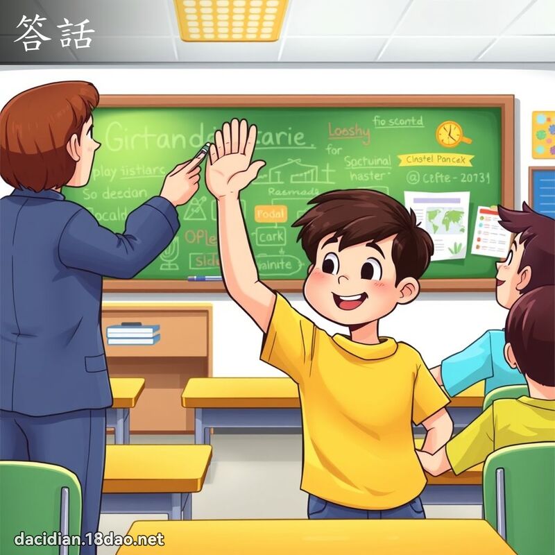 答话 - 国语大辞典配图
