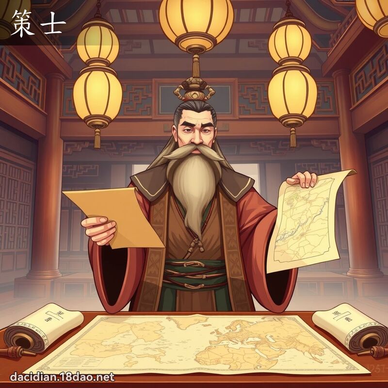 策士 - 国语大辞典配图