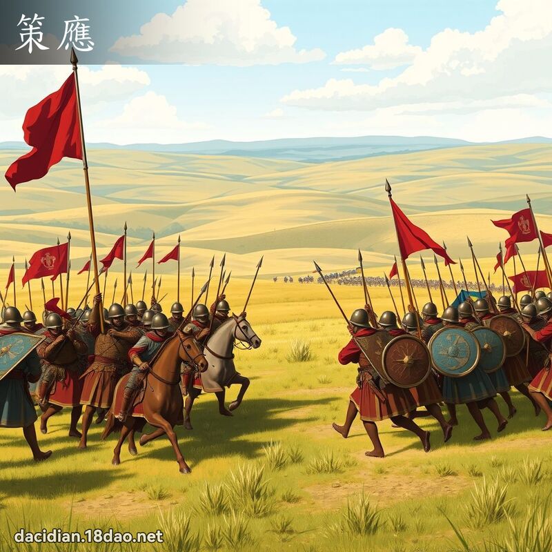 策应 - 国语大辞典配图