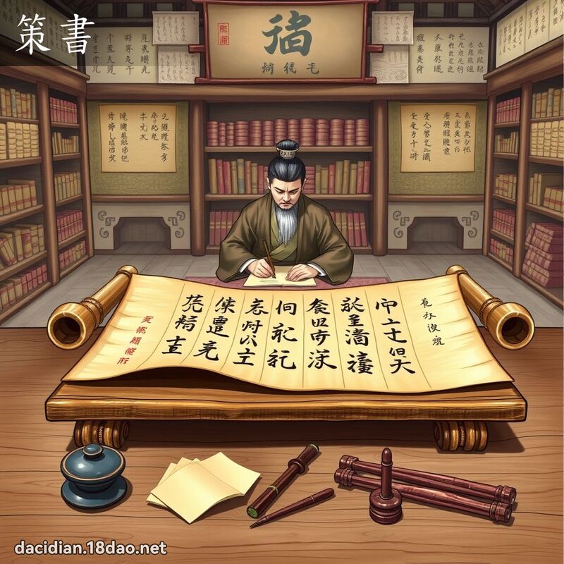 策书 - 国语大辞典配图
