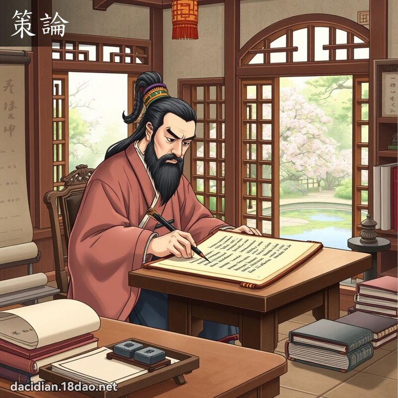 策論 - 國語大辭典配圖