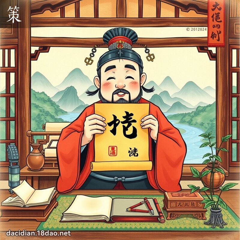 策 - 國語大辭典配圖