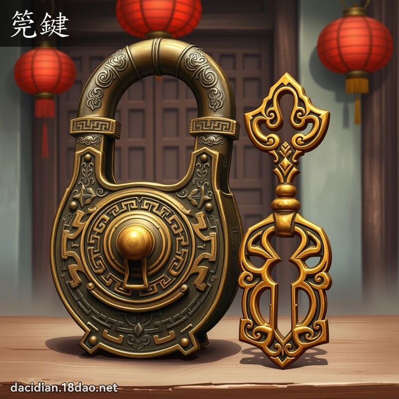 筦鍵 - 國語大辭典配圖