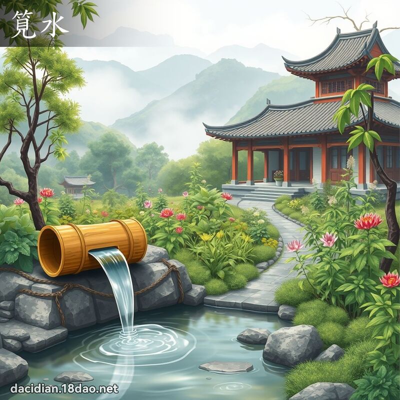筧水 - 國語大辭典配圖