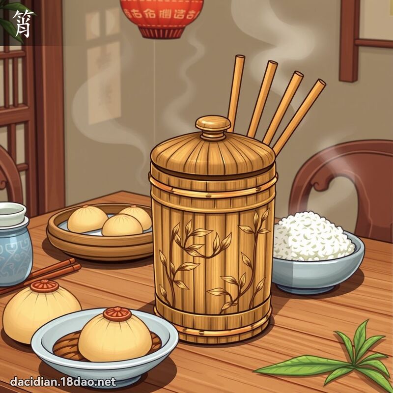 筲 - 國語大辭典配圖