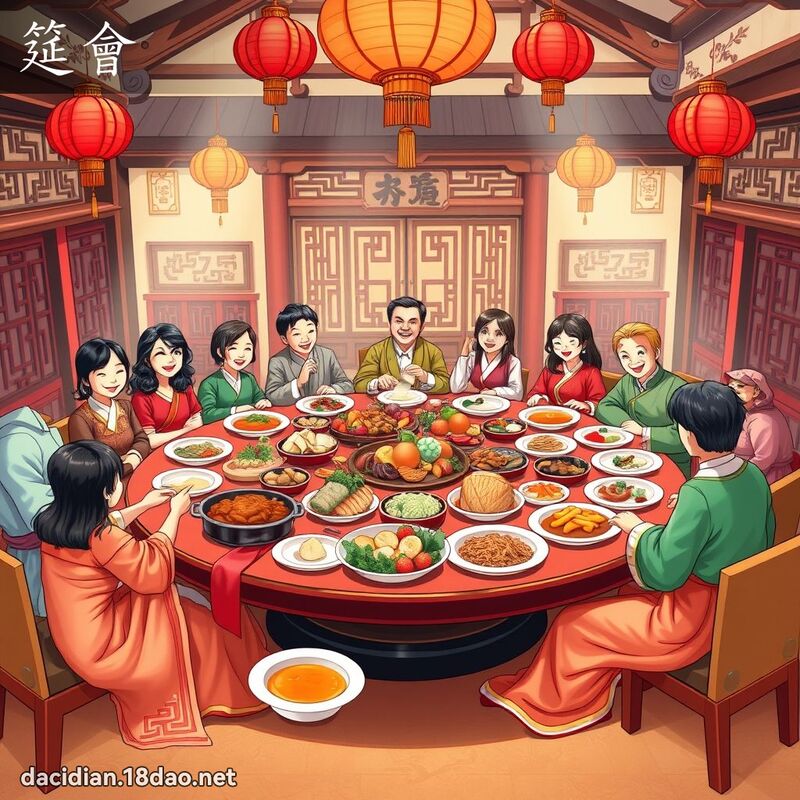筵会 - 国语大辞典配图