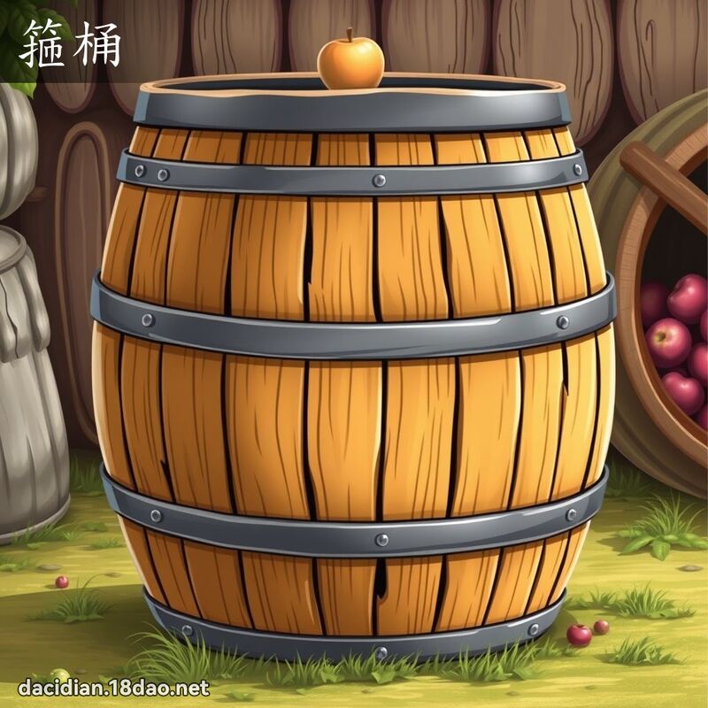 箍桶 - 国语大辞典配图