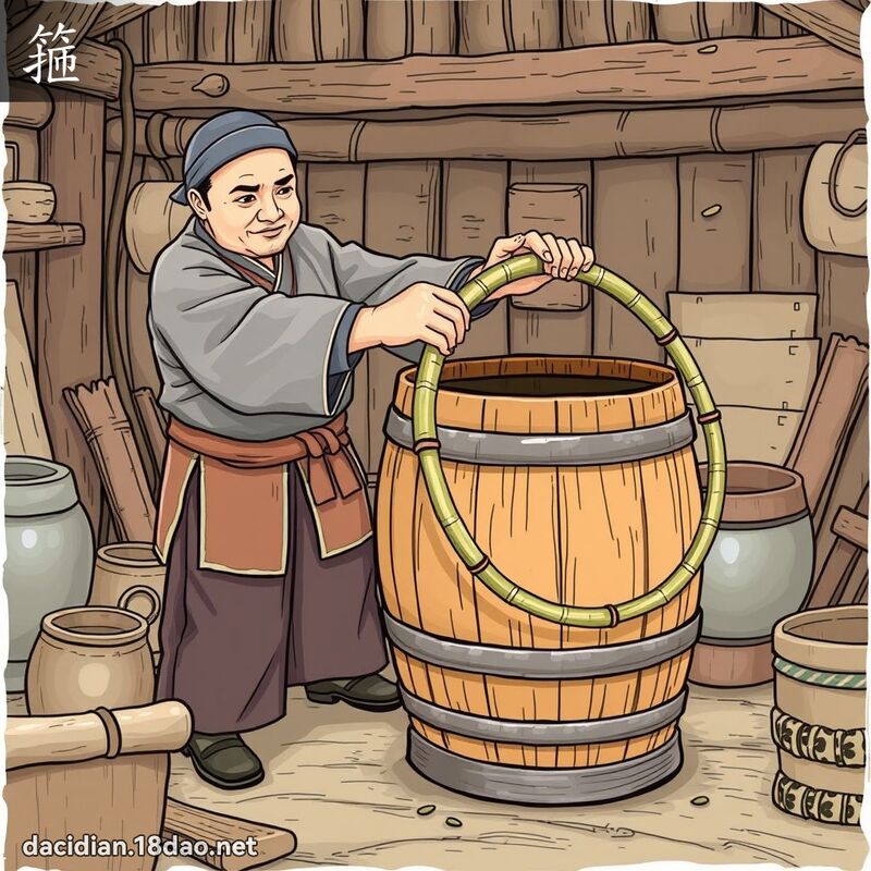 箍 - 国语大辞典配图